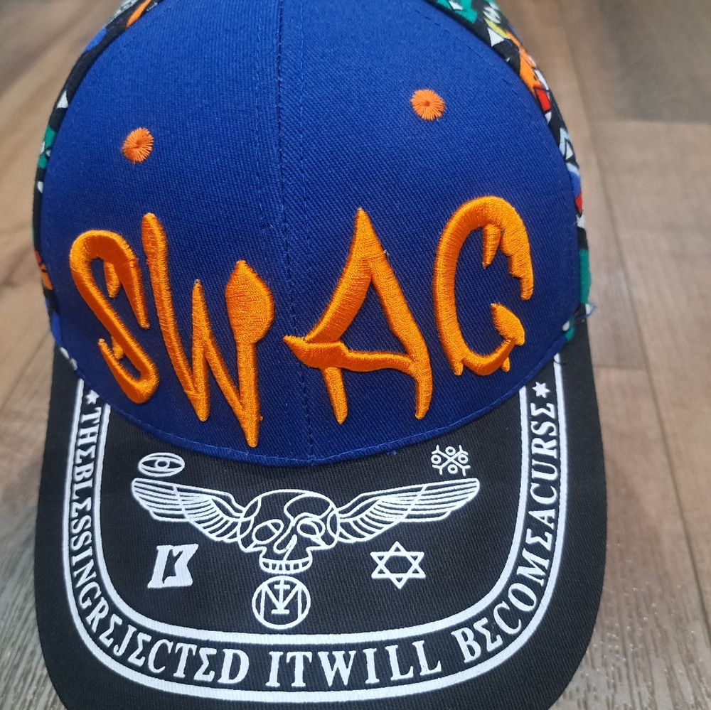 Cayler & Sons “SWAG” Snapback Hat – Flat Brim Streetwear Cap One Size Unisex